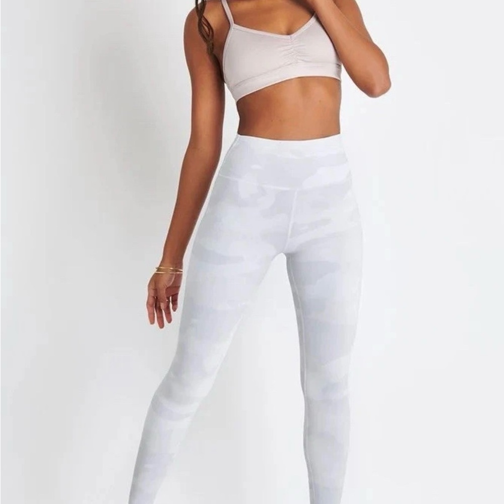 Alo white camo leggings